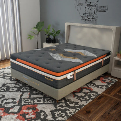Import Luxury Hotel Queen king Size Custom Mattress 35cm Compress Memory Foam the Best Pocket Spring Mattress From Supplier