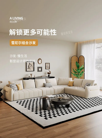 Corner Nordic Living Room Sofas Modern Floor Lounge White Outdoor Sofa Designer Love Seat Sectional Divano Trendy Furniture