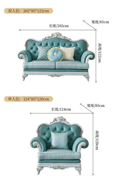 Europe Double Sofa Adults Classic Apartment Children Designer Sofa Romantic Gaming Muebles Para Habitacion Home Accessories