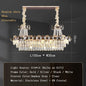 2024 Modern Large Luxury Living Room Chandeliers for Staircase Designer Crystal Pendant Lamps Home Decor Lighting Lustre Fixture