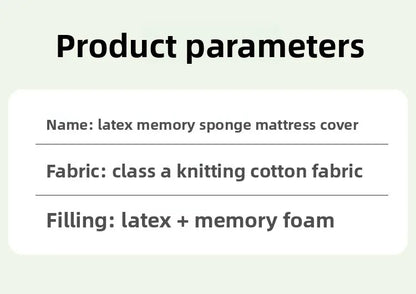 Mattress for home use, bedroom, latex sponge, soft mattress, dormitory, student, single mattress