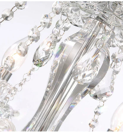 Luxury Home Crystal Chandeliers Villa Lighting for Living Room Decorate Ceiling Pendant Lamps Indoor Hanging Led Lights Fixture