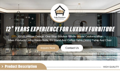 Home Furniture Chesterfield Design Royal Luxury Gold Foot Living Room Genuine Leather Velvet Sofa Set
