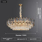 Post-modern Simple and Luxurious Crystal Chandelier Living Room Lamps Dining Room Decoration Household Led Indoor Lighting