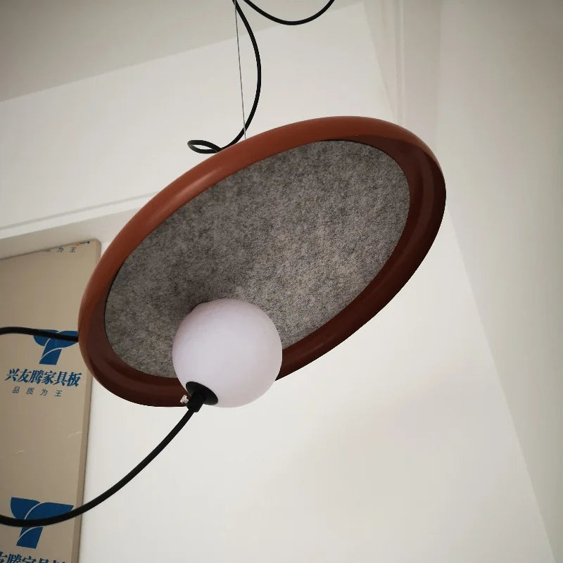 Danish minimalist restaurant circular magnetic pendant lights modern living room bedroom bedside bar table hanging lamps fixture