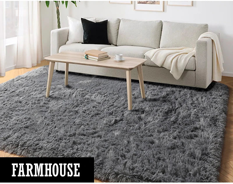 Grey Area Rugs for Living Room Bedroom carpet Soft Plush Fluffy Rug for Dorm Room Classroom Home Office Nursery Thick Carpet