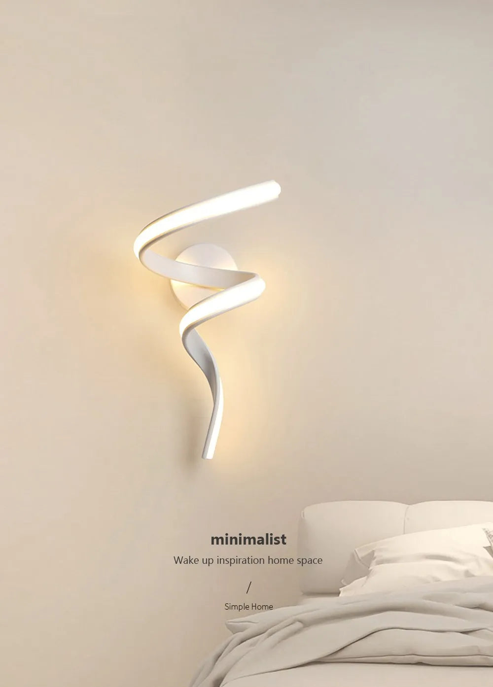 Modern Minimalist LED Wall Lamp Home Indoor Decor wall Sconce For Living Room Bedroom Bedside Lustres Backgroud Light Decoration