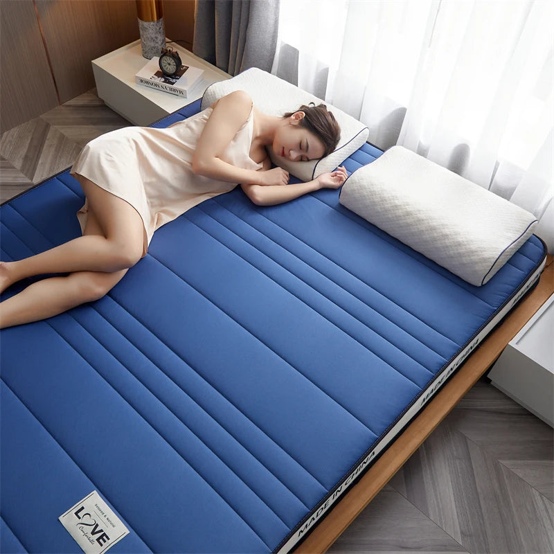 Latex mattress lamb fleece household 1.8/2.0m fashion tatami thickened student dormitory single double cushion warm mat
