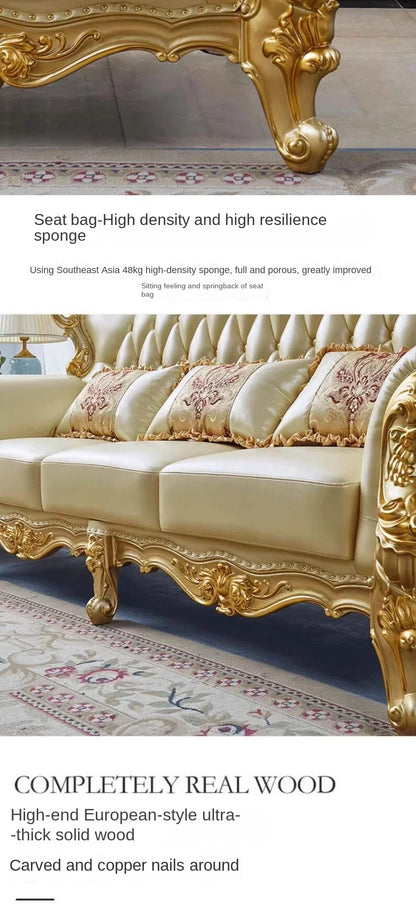 Large Filler Golden Sofas Wood Design Reclining Designer Luxury Couch Lounges Modular Nordic Canape Salon Furniture Home