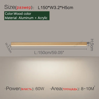 Ceiling lamps for kitchen, living room, ceiling lights led bedroom, dining room, Nordic modern aisle, balcony strip light