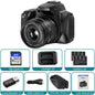 4K Professional Video SLR Camera 64MP Vlog Digital Cameras for Youtube Livestream Webcam 10X Optical Zoom Photography Camcorder