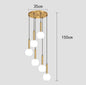 Modern ring stairs led lights pendant light lamps for living room led Chandeliers for dining room hanging light indoor lighting