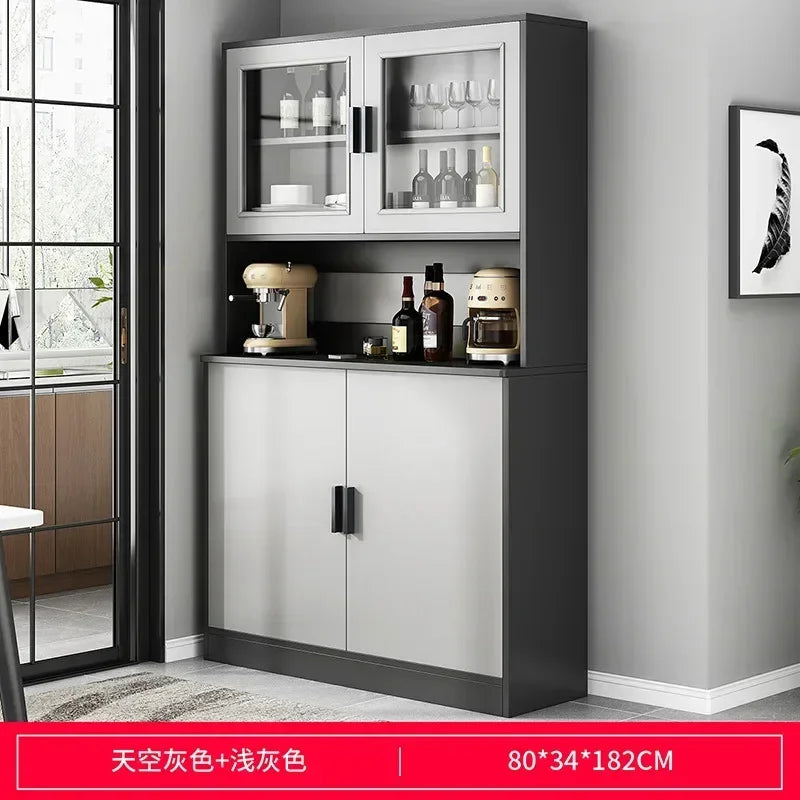 Modern Tall Minimalist Sideboard Buffet Slate Cupboard Living Room Furniture Entrance Hall Console Table Kitchen Storage Cabinet
