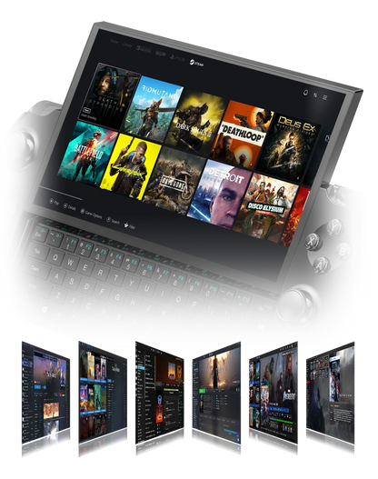 GPD 2025 WIN 4 32GB Memory RAM 1TB 2TB Hard Disk AMD 8840U HX370 Processor Handheld Gaming Portable Laptop Mini PC Touch Screen