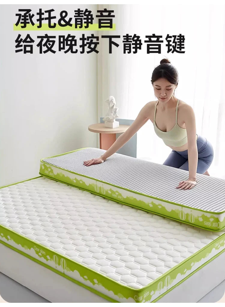 Thai latex filling Mattress Floor mat Foldable Slow rebound Tatami Cushion Cover Bedspreads 5/8cm thickness King Twin Queen Size