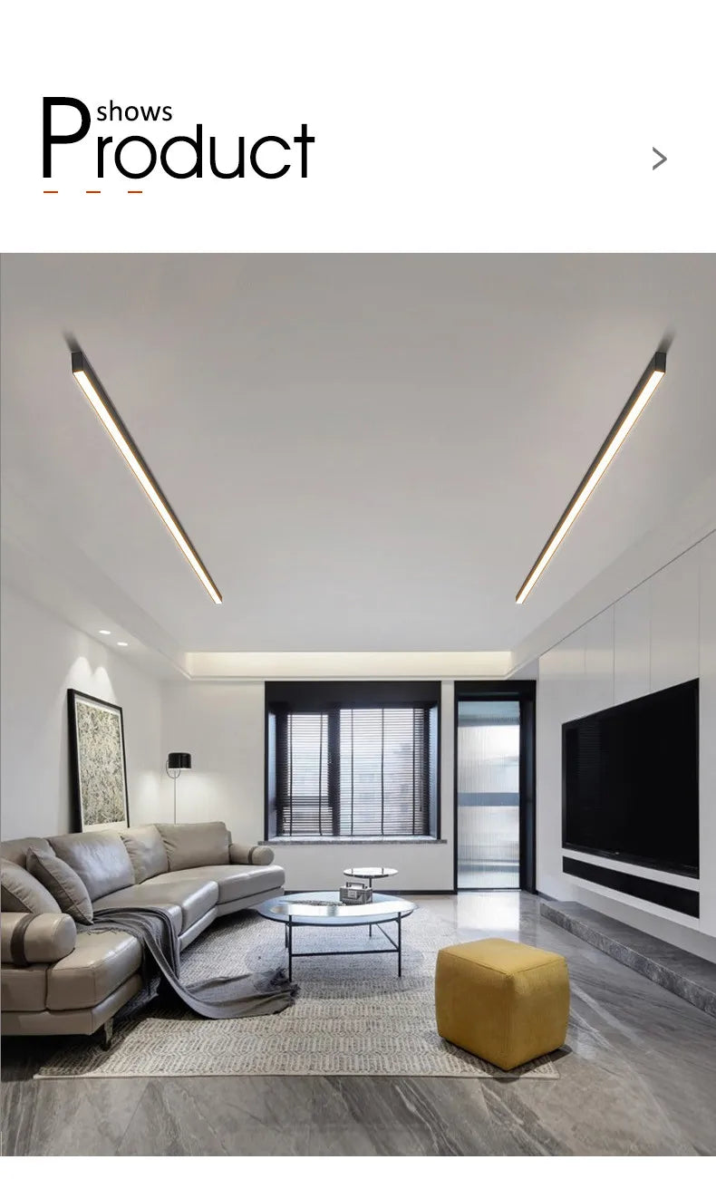 Ceiling lamps for kitchen, living room, ceiling lights led bedroom, dining room, Nordic modern aisle, balcony strip light