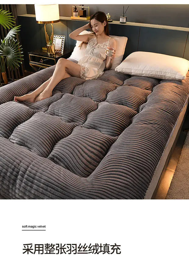 Inflatable Mattress Memory Foam Covers Bed Mettress Futon Folding Sleeping Mattress Base Songk Colchon Matress Latex Tatami