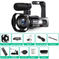 8K Digital Photography Camera 48MP Handheld DV 18X Igital Zoom Camera Recorder 3'' LCD Touch Screen Portable Recording Camcorder