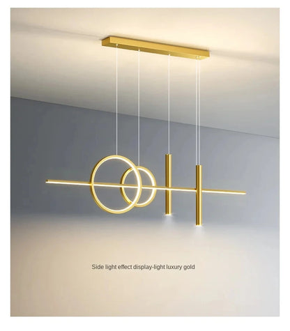 Modern Dining Room Pendant Lamp Nordic LED Ceiling Chandelier Light Luxury Minimalist Restaurant Tables Bar Counter Hanging Lamp