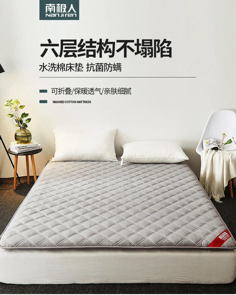 Folding Single Mattress Queen Size Portable Chinese Couple Mattress Hotel Comfortable Floor King Materassi Postmodern Furniture