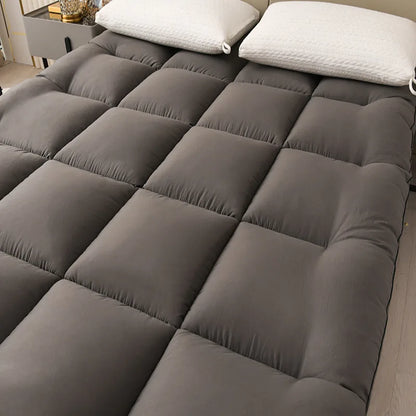 Foldable summer soft cushion quilt tatami bed thickened soft mattress Feather down mattress