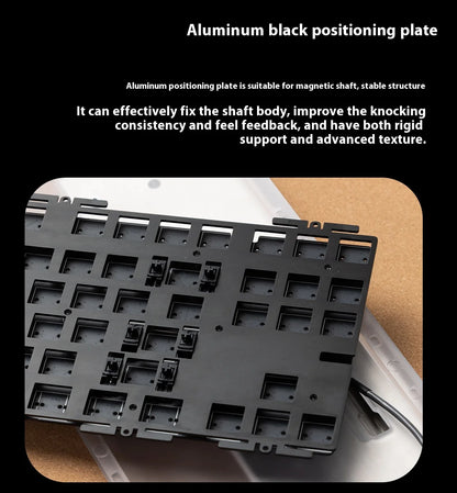 KBDfans KBD8X MKIII HE CNC Aluminum Gaming Keyboard Barebone Kit Venom TKL HE PCB High Performance Hall Effect 87 Keys Gfit PC