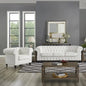 Sofa Set Living Room Chair Juegos Leather Couch Sofa Chair for Bedroom Modern Chesterfield Tufted Leather Chair Leather Sofas
