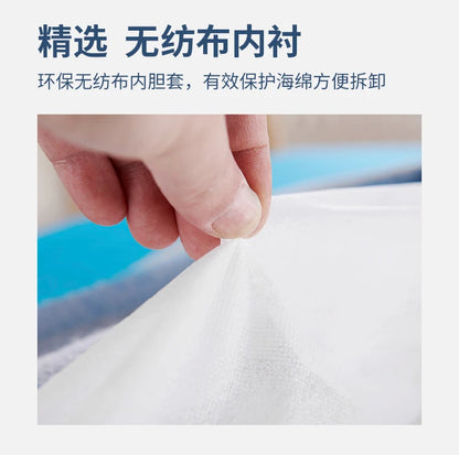 Compact Memory Foam Folding Mattress Office Nap Bed Compact Tatami Yoga Mat Foldable Sponge Mattress Portable Single Bed for Eas