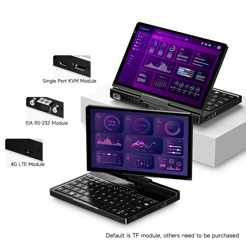GPD Pocket 4 2025 Model AMD R7 8840U/AI 9 365/AI 9 HX 370 Processor 8.8-inch 2.5K Resolution 144 Hz Refresh Rate Mini Laptop