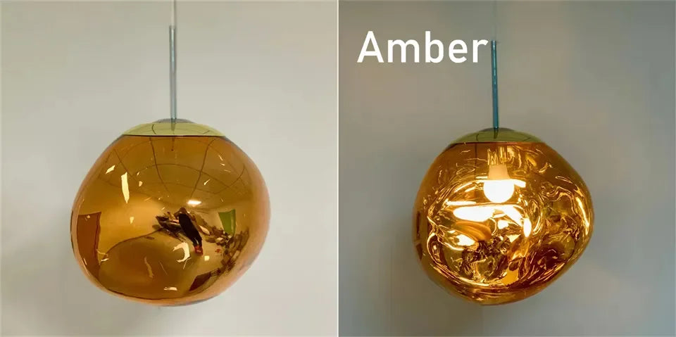 Nordic Lava Loft LED Pendant Light Modern Light PVC Lighting Living Room Indoor Decor Home Fixtures Kitchen Hanging Pendant Lamp