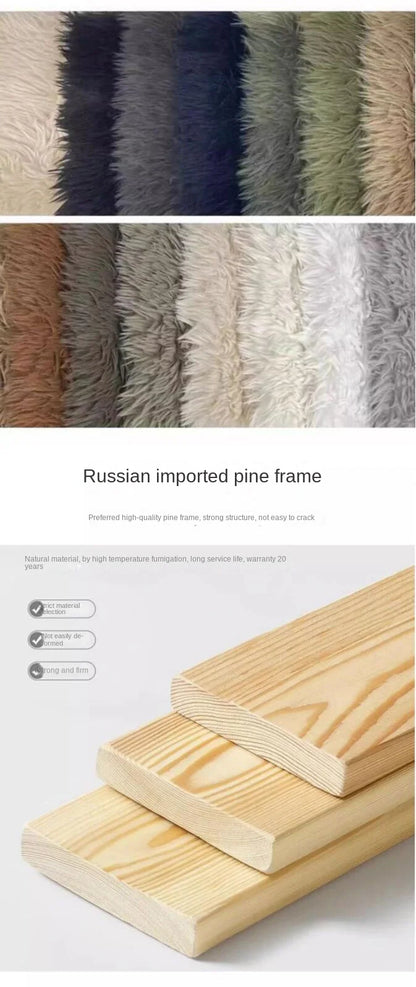 Brown Large Wood Sofas Filler Waterproof Design Lazy Lounges Puffs Couch Salon Recliner Luxury Woonkamerbanken Furniture Home
