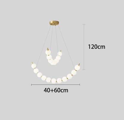Modern home decor led lights pendant light lamps forstaircase Chandeliers for living room hanging light indoor lighting