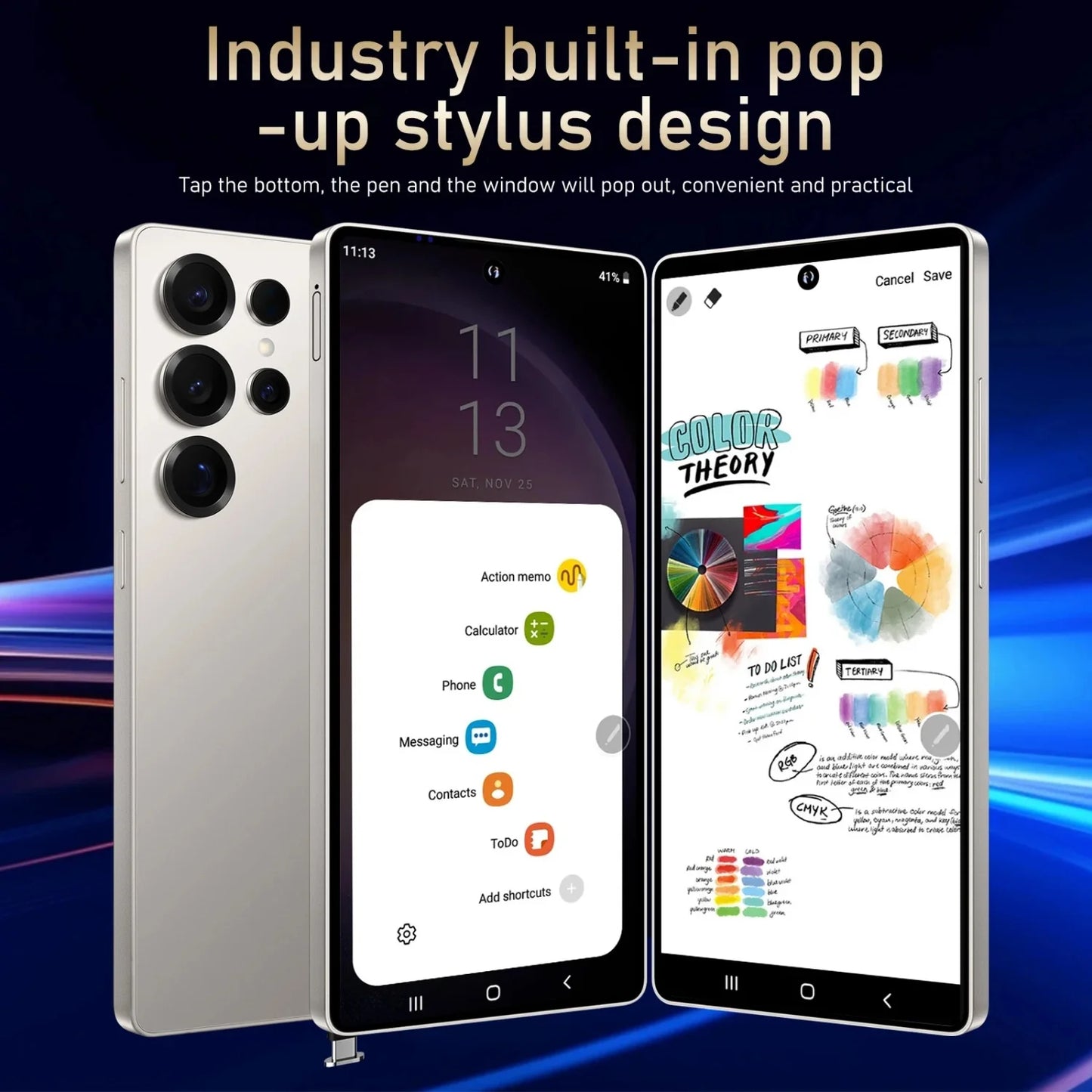 Samsung Global Vision S25 Ultra Smartphone 5G Android 12 8GB RAM 512GB ROM 6.8 Inch