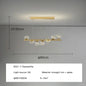 Modern Led Long Ceiling Chandelier Suspension Glass Balls Dining Table Room Kitchen Home Decor Hanging Lamp Front Desk Lights