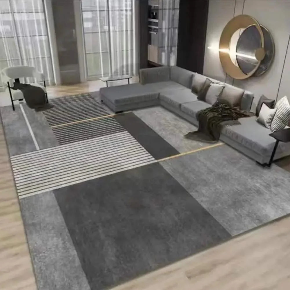 VIKAMA Light Luxury HomeLiving Room Carpet Bedroom Full Sofa Dirt Resistant And easy to care for crystal velvet carpet