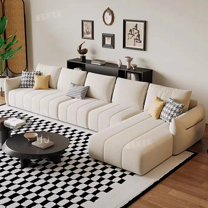 Corner Nordic Living Room Sofas Modern Floor Lounge White Outdoor Sofa Designer Love Seat Sectional Divano Trendy Furniture