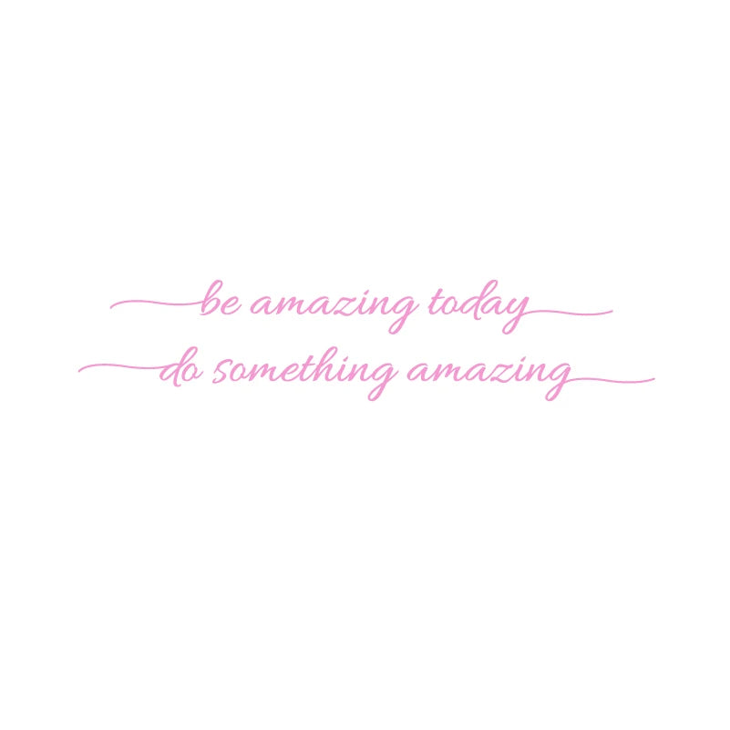 You Look Amazing Mirror Decal Vinyl Decal Bathroom Decor Inspire Motivational Quote Sticker Fitting Room Bedroom Decoration