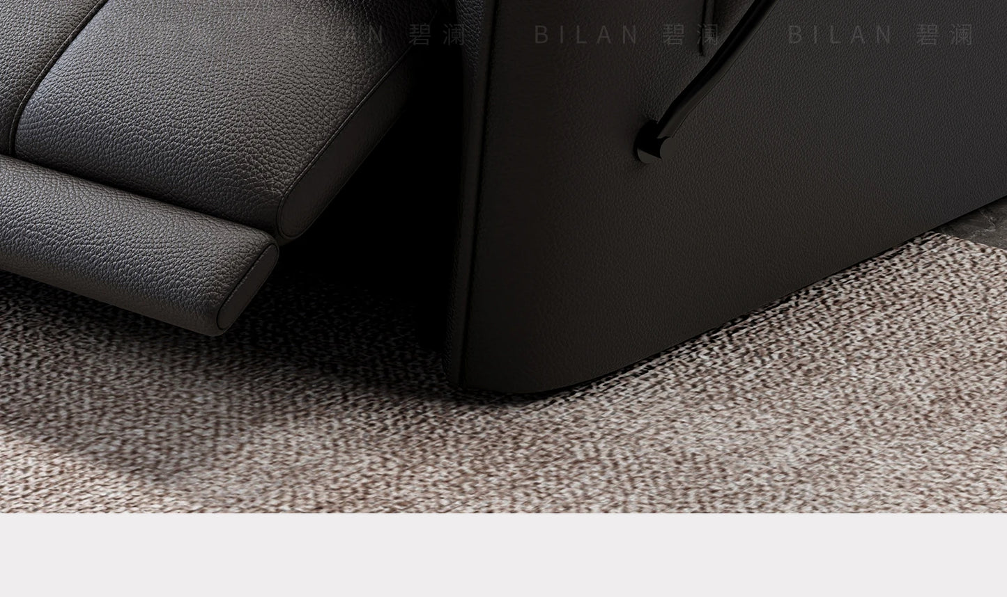 Genuine Leather Modern Sofa Chair Living Room Electric Designer Reclining Sofa Italian Loveseat Divano Soggiorno Home Furniture