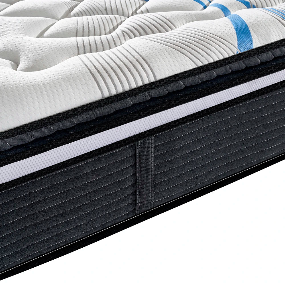 12 Inch Mattress Twin Full Queen King Bed Size Mattresses Medium Firm 7 Zone Pocket Spring Mattress Bedroom Furniture