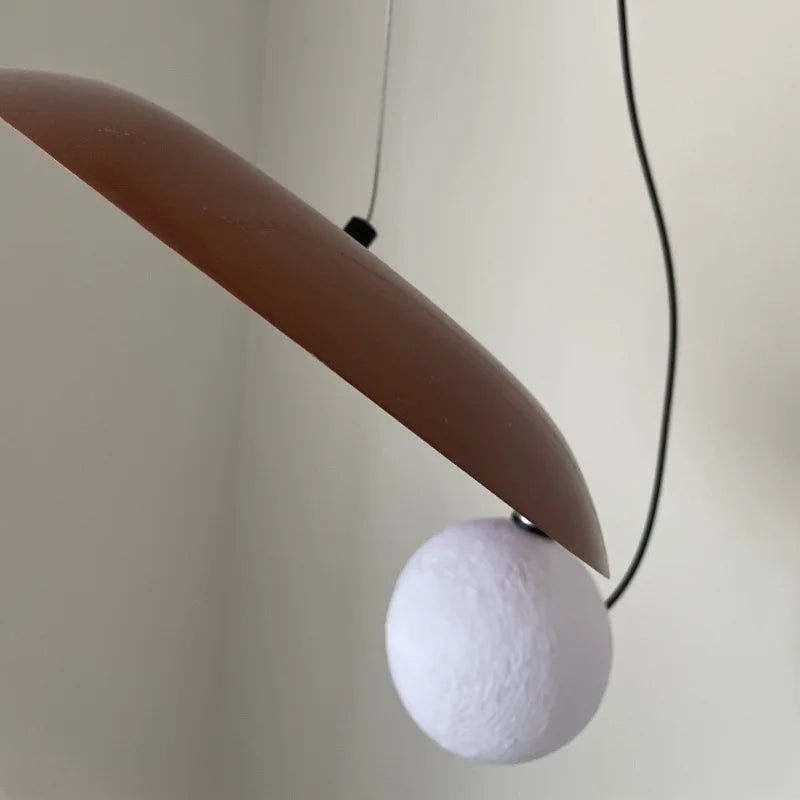 Danish minimalist restaurant circular magnetic pendant lights modern living room bedroom bedside bar table hanging lamps fixture