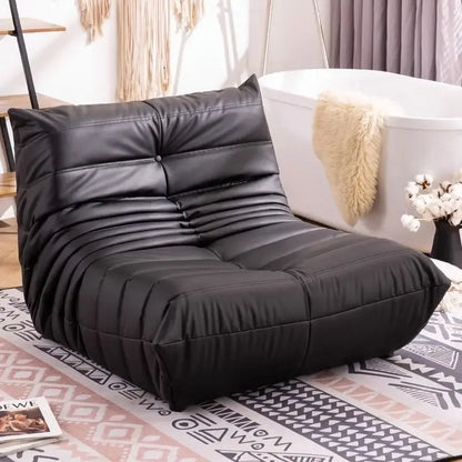 Luxury Living Room Sofa Furgle Chair Soft Suede Oversized Chair Lazy Floor Sofa for Living Room Corner Chair Caterpillar Sofa