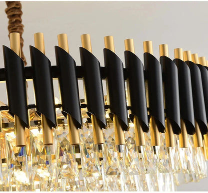 Luxury Modern Crystal Ceiling Chandelier For Living Room Lights Lustre Home Decor Indoor Lighting LED Dining Room Pendant Light