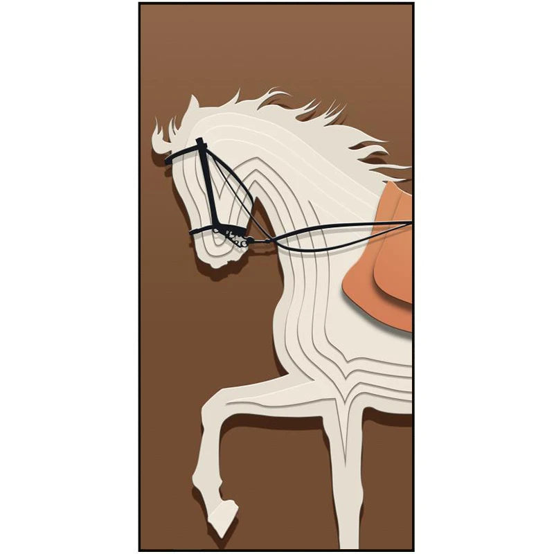 Modern Luxury Horses Canvas Posters and Prints Wall Art Entrance Decorative Painting Porch Living Room Home Decor Cuadros