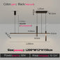 New restaurant chandelier modern simple dining room table bar lights long strip spotlight creative designer pendant lamps
