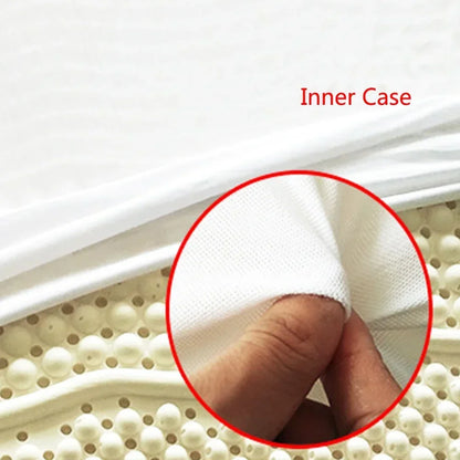 105D Medium Soft Natural Latex Mattress 5CM Thickness Cervical Vertebra Neck Protector Single Double Twin Queen Size Mattress