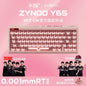 ZYNOO Y65 Magnetic Switch Keyboard Wired Gaming Aluminum Alloy 8K RGB Mechanical Keyboard 0.001mm RT Gasket Keyboard PC Gamer