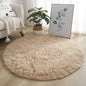 Ultra Soft Plush Round Rug Mat - Fluffy White Carpet for Living Room, Home Decor and Bedroomr, Bedroom and Kids Room