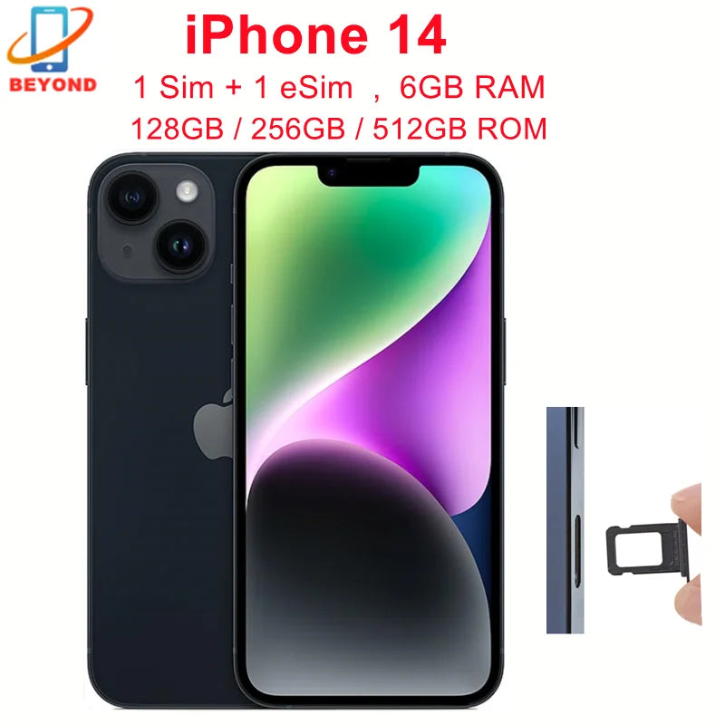 iPhone 14 1SIM+1eSIM 128/256GB