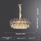 Post-modern Simple and Luxurious Crystal Chandelier Living Room Lamps Dining Room Decoration Household Led Indoor Lighting