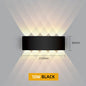 Aluminum LED Wall Lamp Waterproof IP65 Outdoor Garden Lights 8W 12W Interior Wall Light for Bedroom Living Room Stairs Lighting